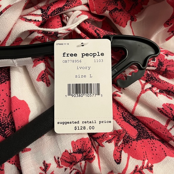 NEVER WORN - FREE PEOPLE Floral Dress - Picture 4 of 5